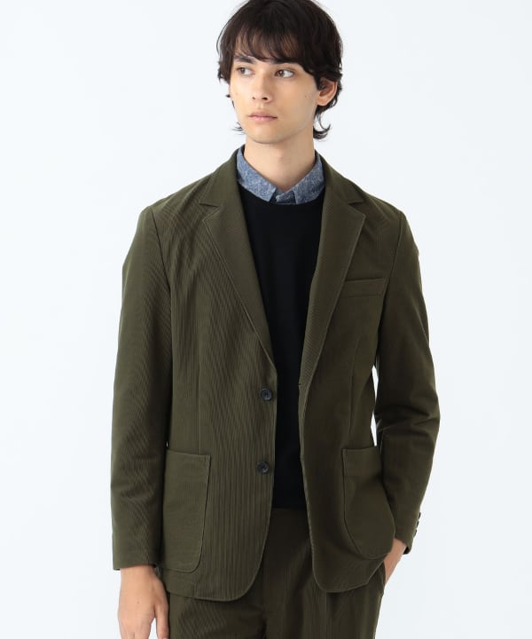 BEAMS HEART（ビームス ハート）テックコーデュロイ 2ボタン ジャケット 24FW（ウォッシャブル・S～XL・セットアップ対応）（ジャケット  テーラードジャケット）通販｜BEAMS