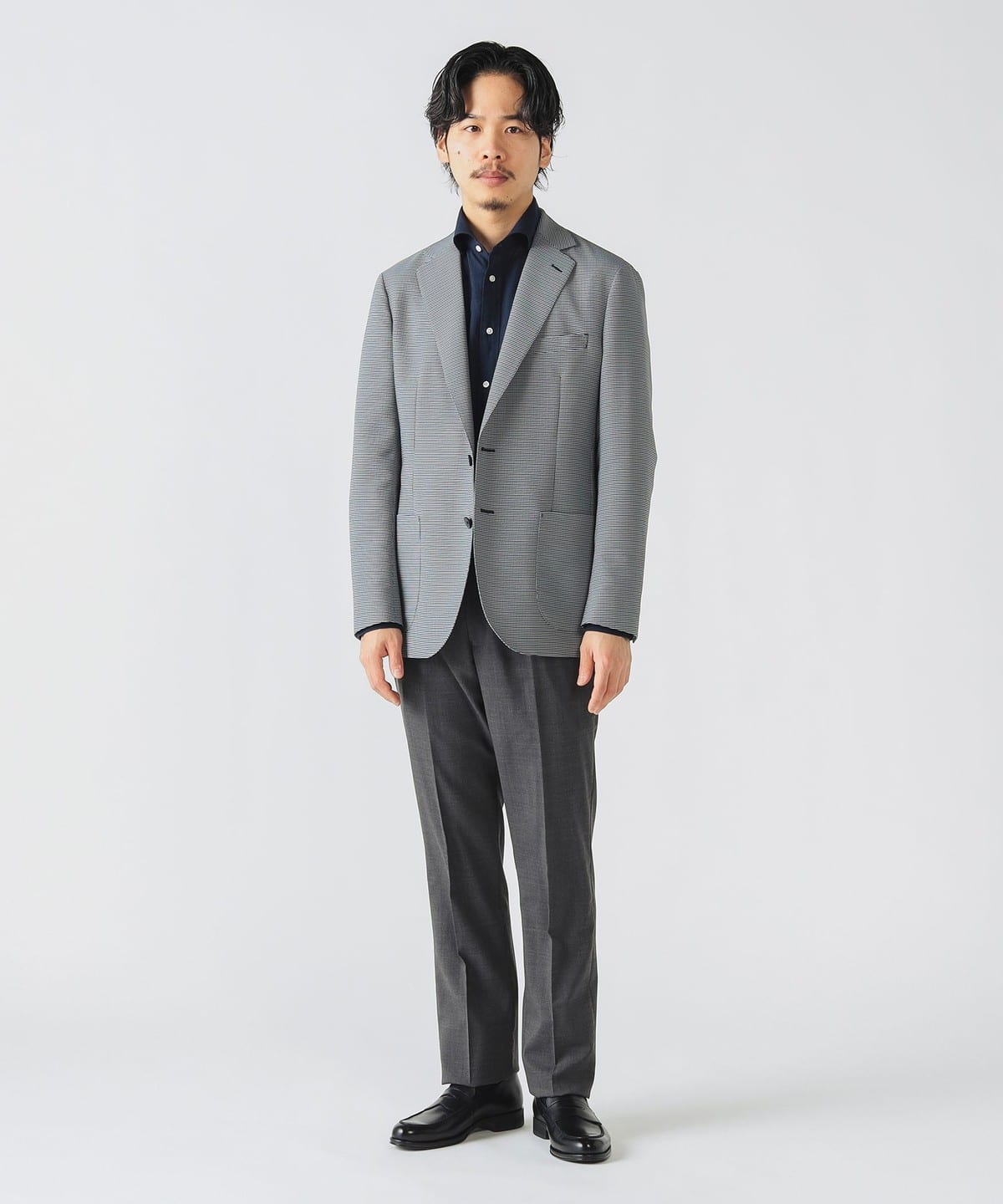 売れ筋がひ！ HEART（ビームス BEAMS ハート）カラミ 2ボタン チェック ジャケット・アウター