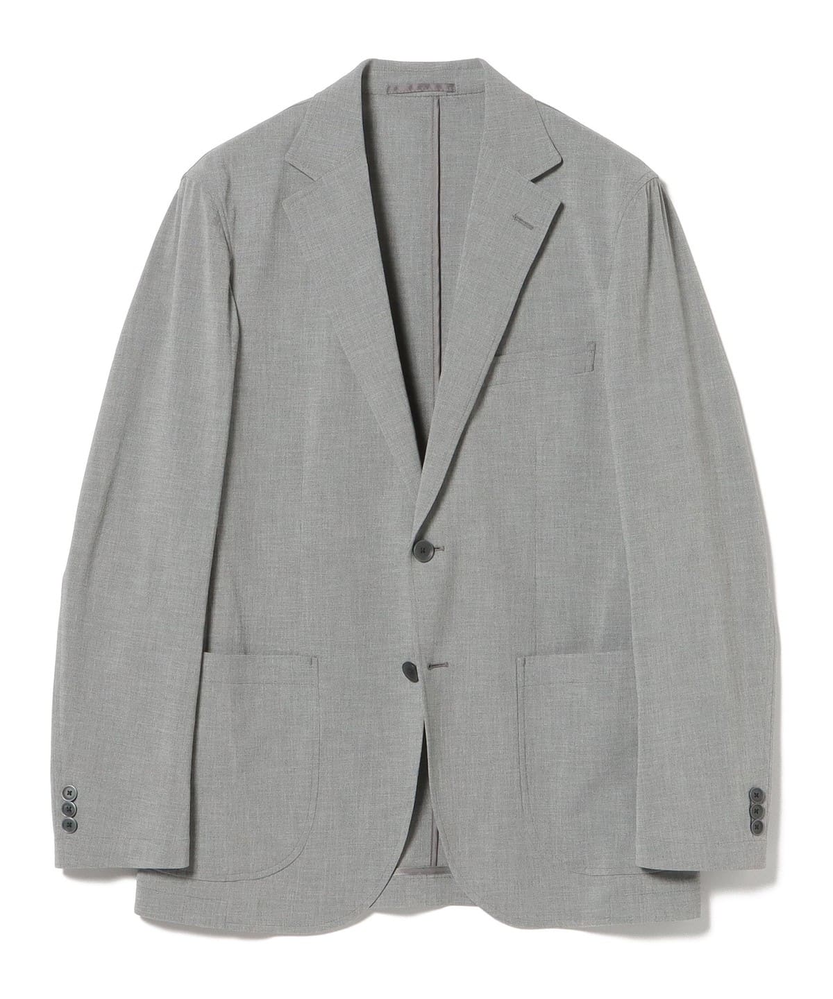 【セットアップ対応】トリアセテート 2ボタンジャケット(S XL) ジャケット MEN GREY M 【セットアップ対応】トリアセテート 2ボタンジャケット(S XL) ジャケット MEN GREY M