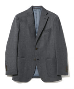 ▲BEAMS HEART / デニムライク ツイードジャケット