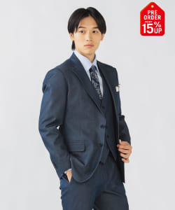 【+15%ポイントUP】ストレッチデニム 2ボタン ジャケット 25FW（S～XL・セットアップ対応）