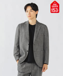 【+15%ポイントUP】ミックスツイード 2ボタンジャケット（S～XL・セットアップ対応）