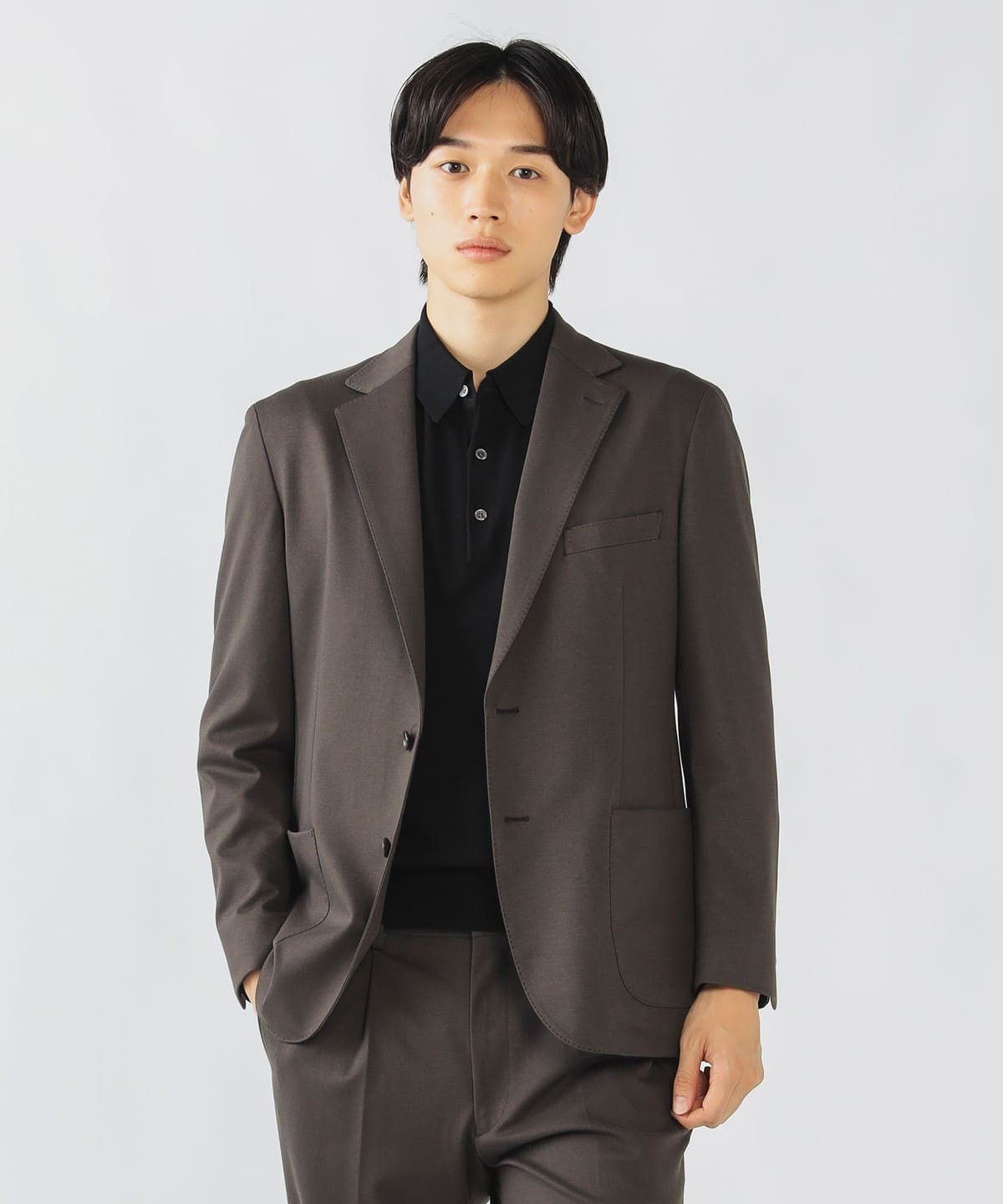 【+15%ポイントUP】ツイルポンチ 2ボタン ジャケット(S XL・セットアップ対応) ジャケット MEN GREYISH BROWN L 【+15%ポイントUP】ツイルポンチ 2ボタン ジャケット(S XL・セットアップ対応) ジャケット MEN GREYISH BROWN L