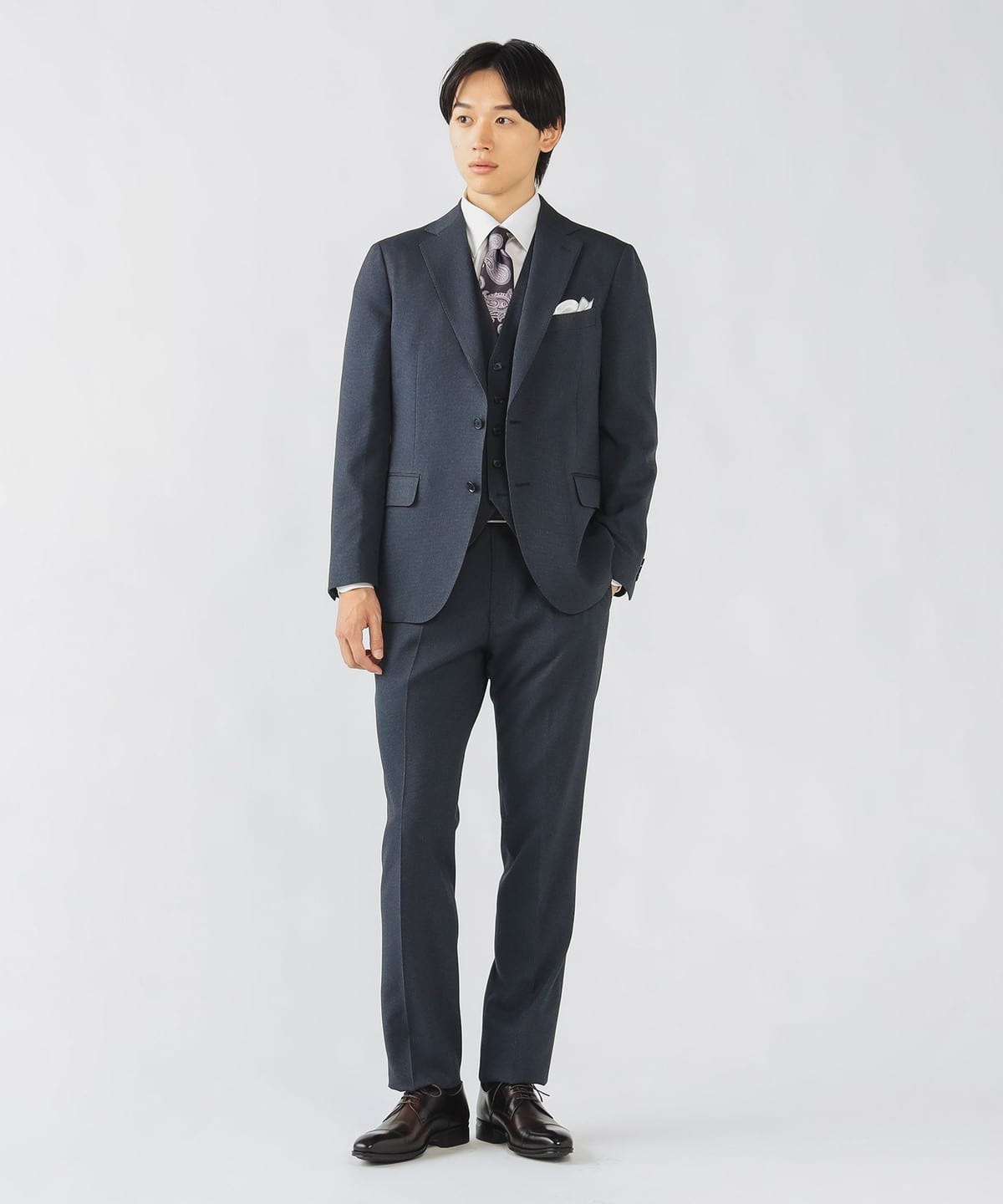 BEAMS HEART（ビームス ハート）ピンヘッド トラベル 2ボタン