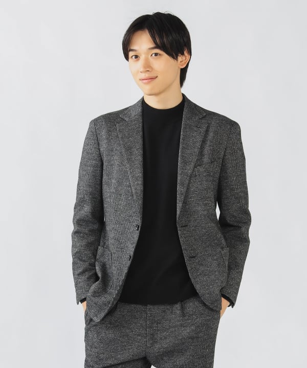 BEAMS HEART（ビームス ハート）千鳥柄 ジャージ ジャケット 25AW