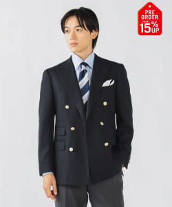 【+15%ポイントUP】6ボタン ダブルブレステッド ブレザー ジャケット（S～XL）
