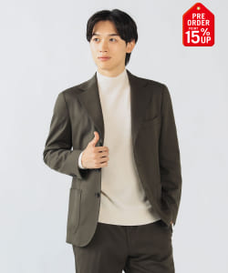 【+15%ポイントUP】ウール混チノ 3ボタン ジャケット（S～XL・セットアップ対応）