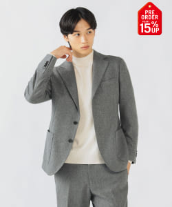 【+15%ポイントUP】フランネル 3ボタン ジャケット 25FW（S～XXL・セットアップ対応）