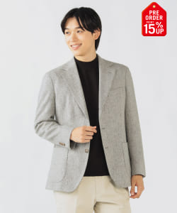 【+15%ポイントUP】ミックスツイルツイード 3ボタン ジャケット25FW（S～XL・セットアップ対応）
