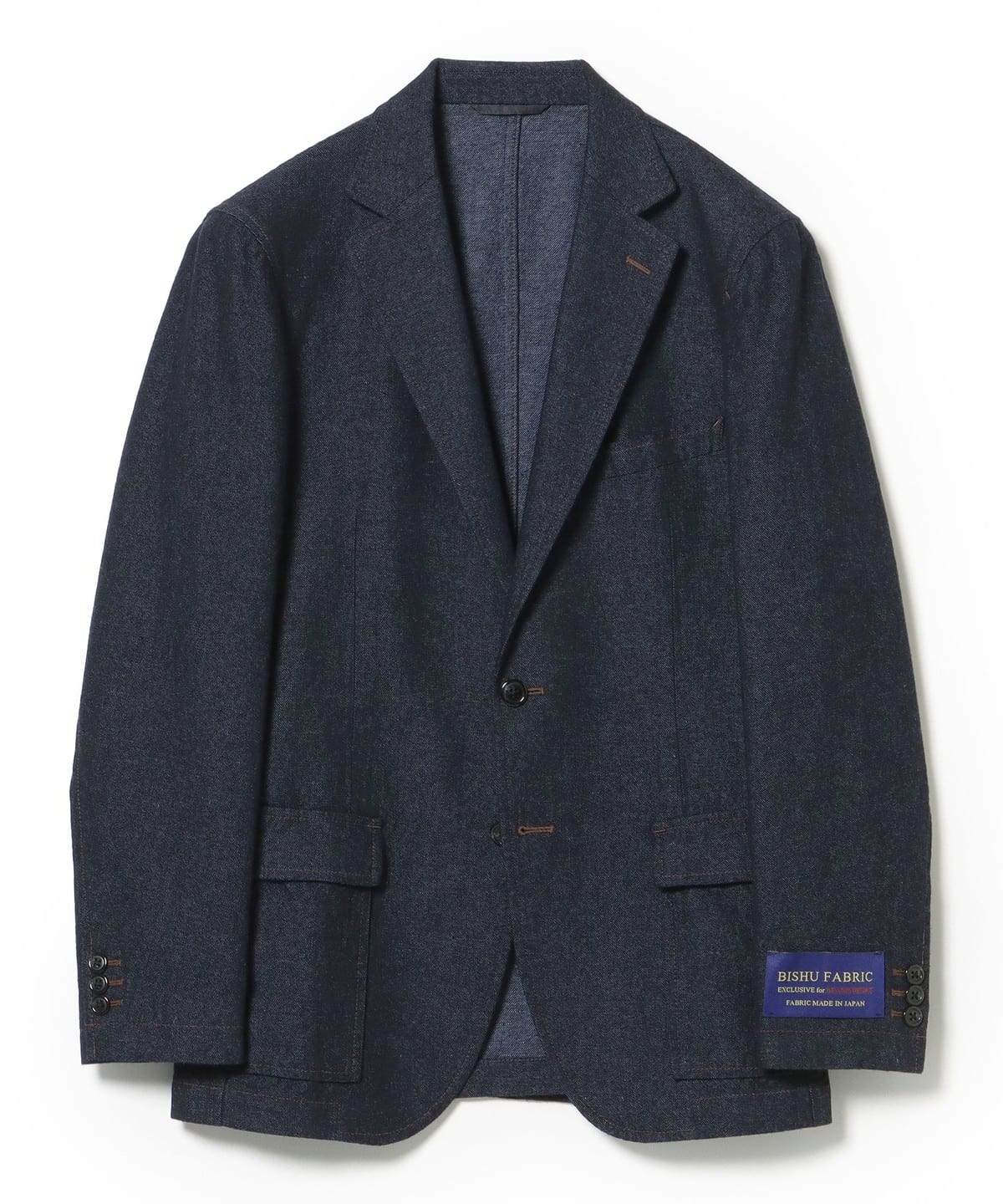 BEAMS HEARTストレッチデニムジャケットセットアップです！ BEAMS HEART（ビームス ハート）ストレッチ デニム 2ボタン