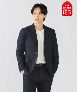 【+15%ポイントUP】ヴィンテージデニム調 2ボタンジャケット