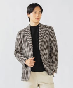 【+15%ポイントUP】シェパードチェック 3ボタン ジャケット（S～XL）