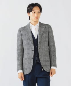 【+15%ポイントUP】グレインプレイド 3ボタン ジャケット（S～XL）