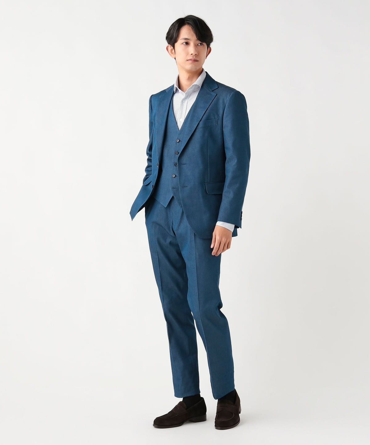 BEAMS HEART（ビームス ハート）ストレッチデニム 2ボタン ジャケット