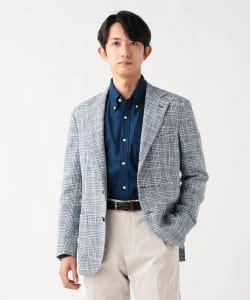 ミックスツイード 3ボタンジャケット