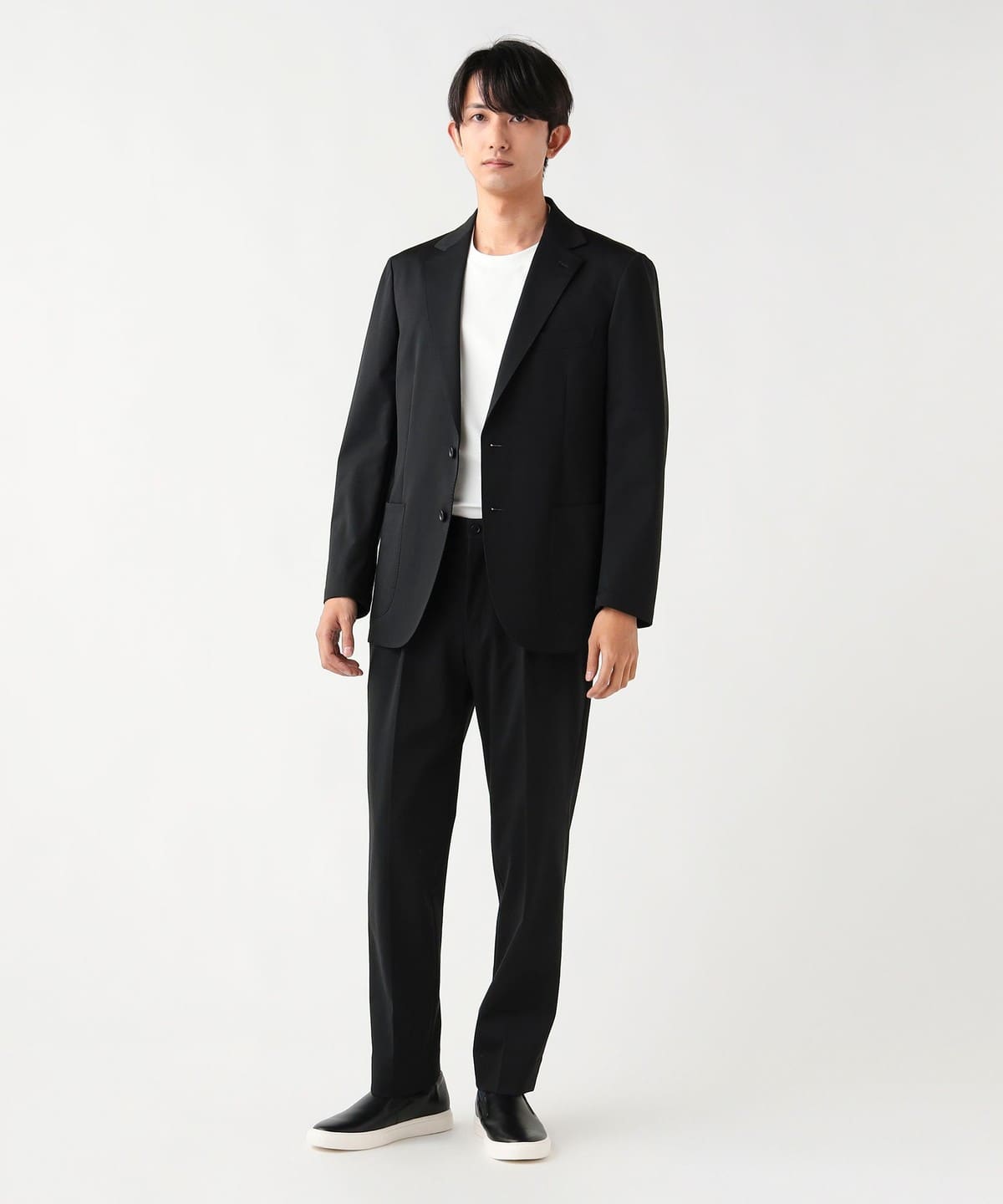 BEAMS HEART（ビームス ハート）トリアセテート ポンチ 2ボタン