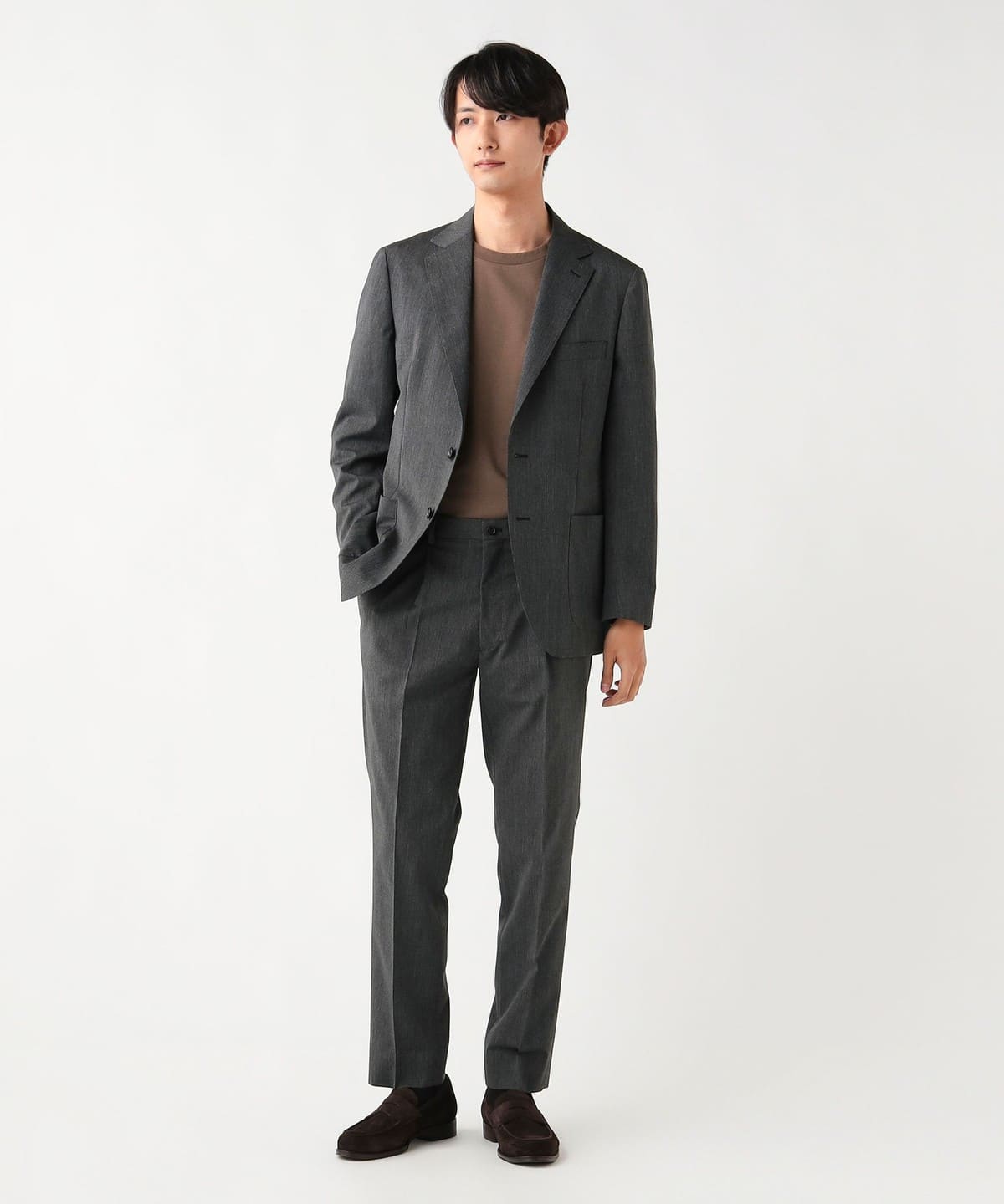 BEAMS HEART（ビームス ハート）トリアセテート ピンヘッド 2ボタン