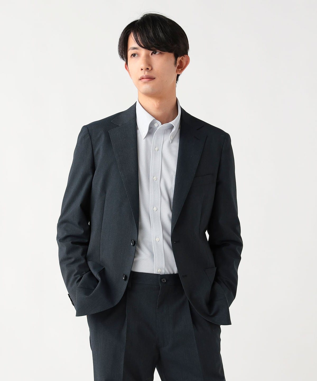 BEAMS HEART（ビームス ハート）トリアセテート ピンヘッド 2ボタン