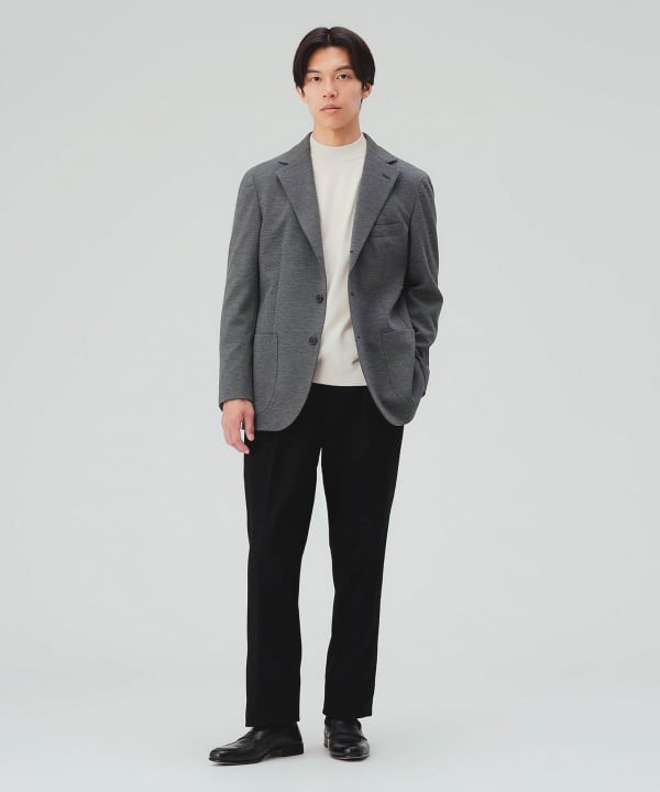 【10%OFFクーポン対象】ハニカム ジャージー 3ボタン ジャケット [H:178cm C:87 W:72 H:86 Size:L]