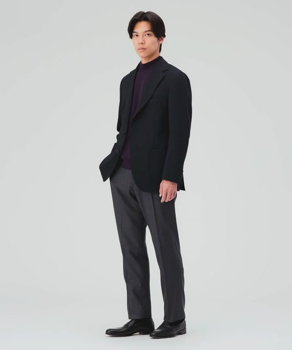 【10%OFFクーポン対象】ハニカム ジャージー 3ボタン ジャケット [H:178cm C:87 W:72 H:86 Size:L]