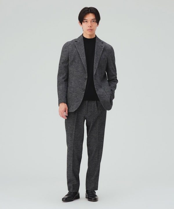 千鳥柄 ジャージ ジャケット（セットアップ対応） [H:178cm C:87 W:72 H:86 Size:L]