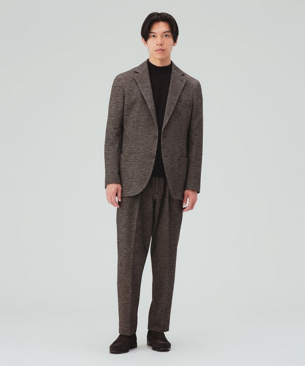 千鳥柄 ジャージ ジャケット（セットアップ対応） [H:178cm C:87 W:72 H:86 Size:L]
