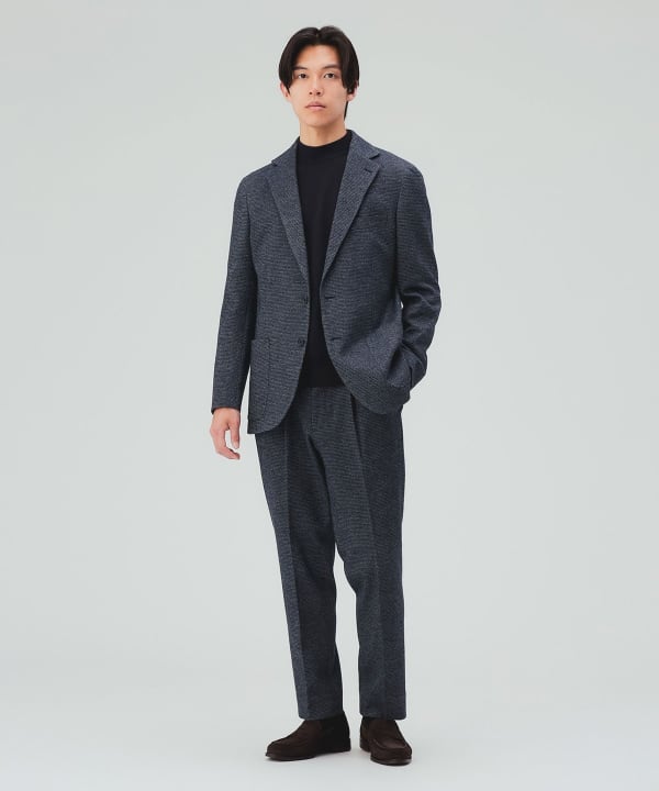 千鳥柄 ジャージ ジャケット（セットアップ対応） [H:178cm C:87 W:72 H:86 Size:L]