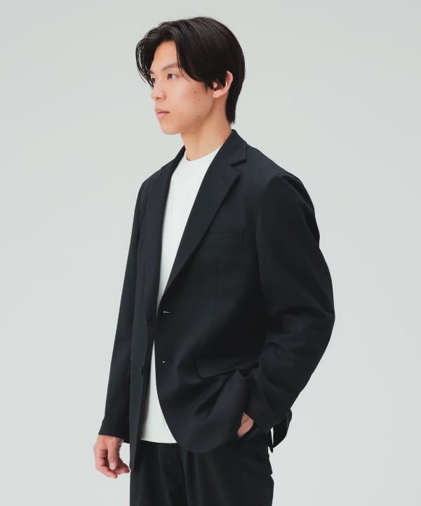 【10%OFFクーポン対象】裏起毛 テーラード ジャケット（セットアップ対応） [H:178cm C:87 W:72 H:86 Size:L]
