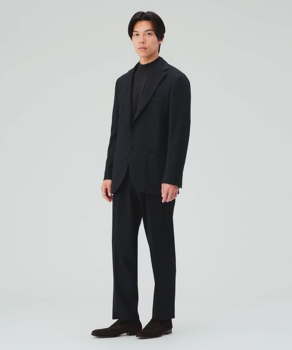 【10%OFFクーポン対象】ウール ジャージ ジャケット（セットアップ対応） [H:178cm C:87 W:72 H:86 Size:L]