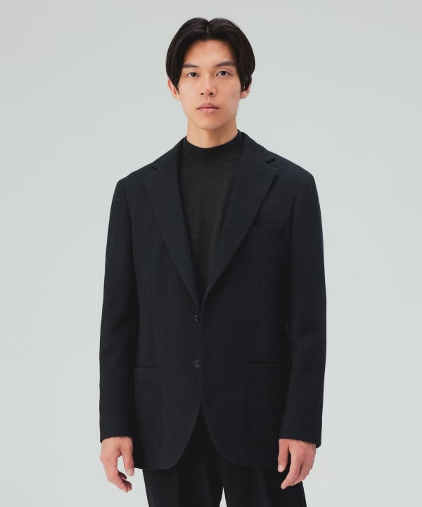 【10%OFFクーポン対象】ウール ジャージ ジャケット（セットアップ対応） [H:178cm C:87 W:72 H:86 Size:L]