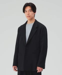 起毛 ポンチ リラックス 2ボタン ジャケット（セットアップ対応）