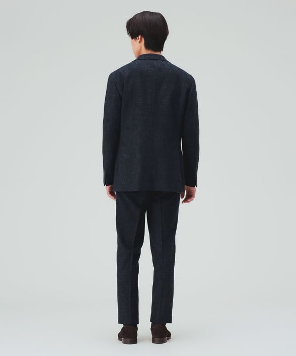 【10%OFFクーポン対象】フランネル 3ボタン ジャケット（セットアップ対応） [H:178cm C:87 W:72 H:86 Size:L]