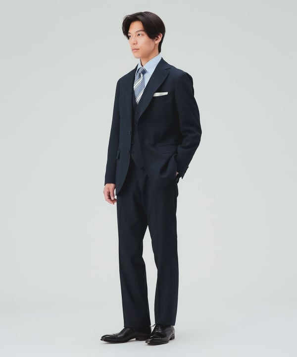 【10%OFFクーポン対象】ピンヘッド トラベル 2ボタン ジャケット（セットアップ対応） [H:178cm C:87 W:72 H:86 Size:L]