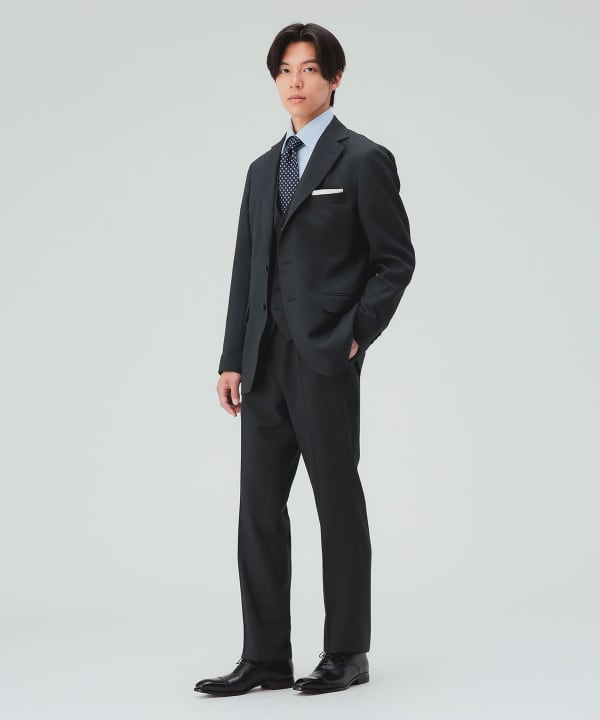 【10%OFFクーポン対象】ピンヘッド トラベル 2ボタン ジャケット（セットアップ対応） [H:178cm C:87 W:72 H:86 Size:L]