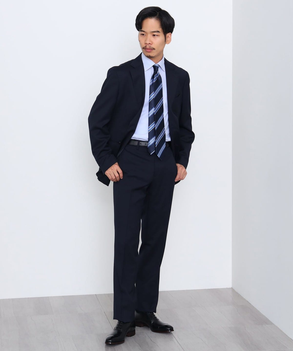 ベーシック ソリッド 2ボタン スーツ(ウォッシャブル・XS XXL) スーツ・ネクタイ MEN NAVY S ベーシック ソリッド 2ボタン スーツ(ウォッシャブル・XS XXL) スーツ・ネクタイ MEN NAVY S