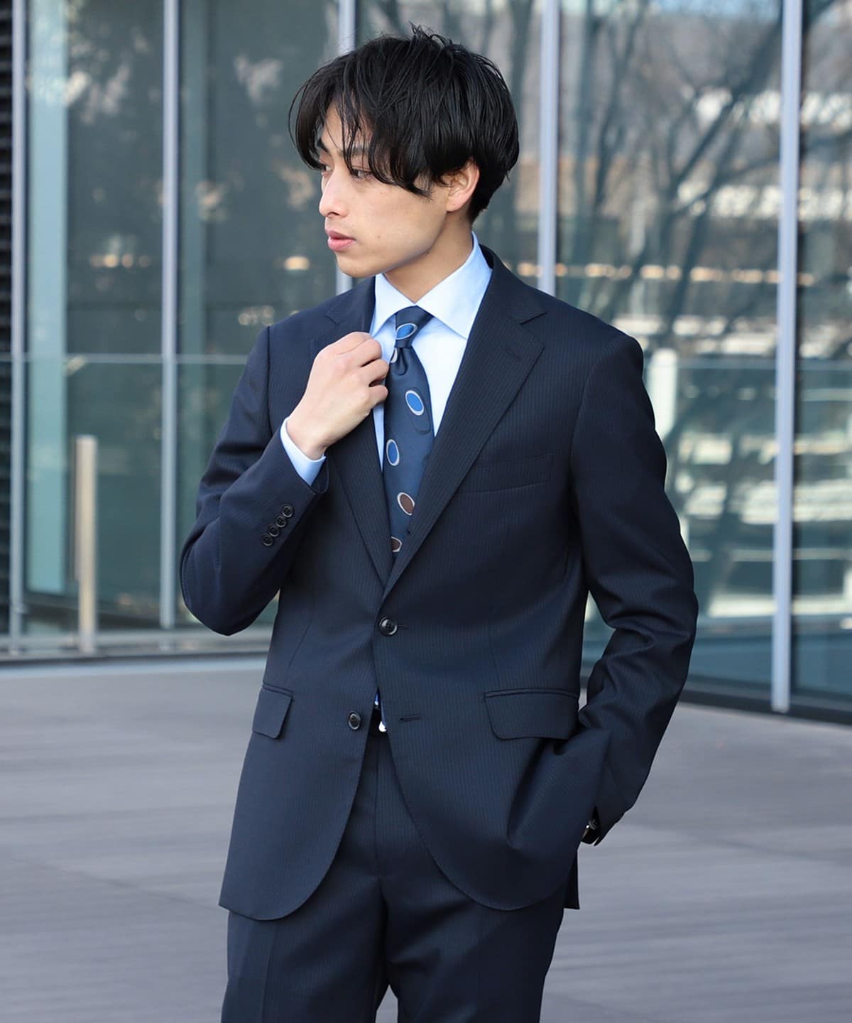 定番最新作新品 ジュンコシマダ メンズ セットアップ スーツ ab4 ネイビー aoki スーツ