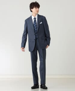 BEAMS HEART（ビームス ハート）ハイグレード ネイビー ソリッド 3ピーススーツ24FW（スーツ・ネクタイ スーツ）通販｜BEAMS