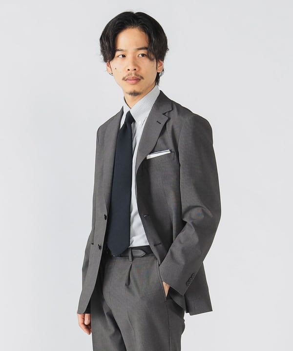 05M883◯ IG BEAMS サマーウール スーツ 背抜き セットアップ