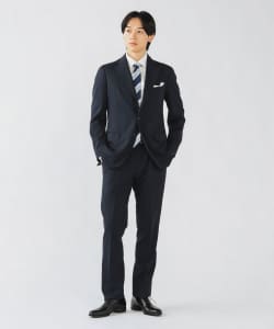 【+15%ポイントUP】ベーシック ソリッド 3ボタン スーツ（XS～XXL・セットアイテム）