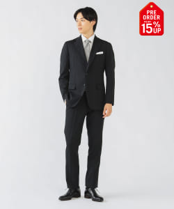 【+15%ポイントUP】ベーシック ソリッド 3ボタン スーツ（XS～XXL・セットアイテム）