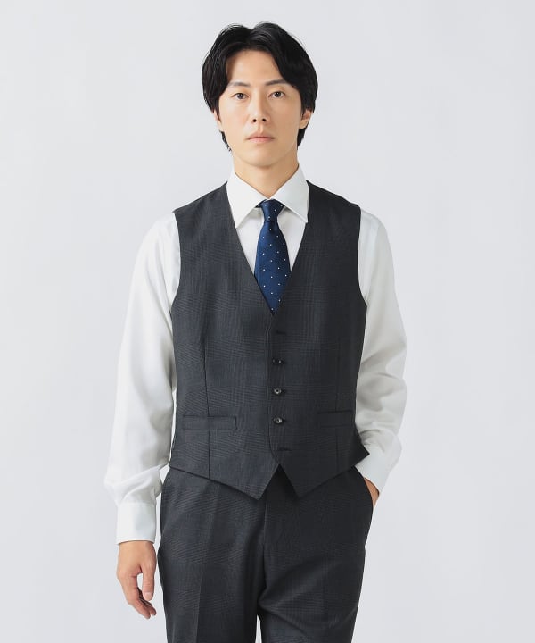 BEAMS HEART（ビームス ハート）130's グレンチェック 3ボタン 3ピース