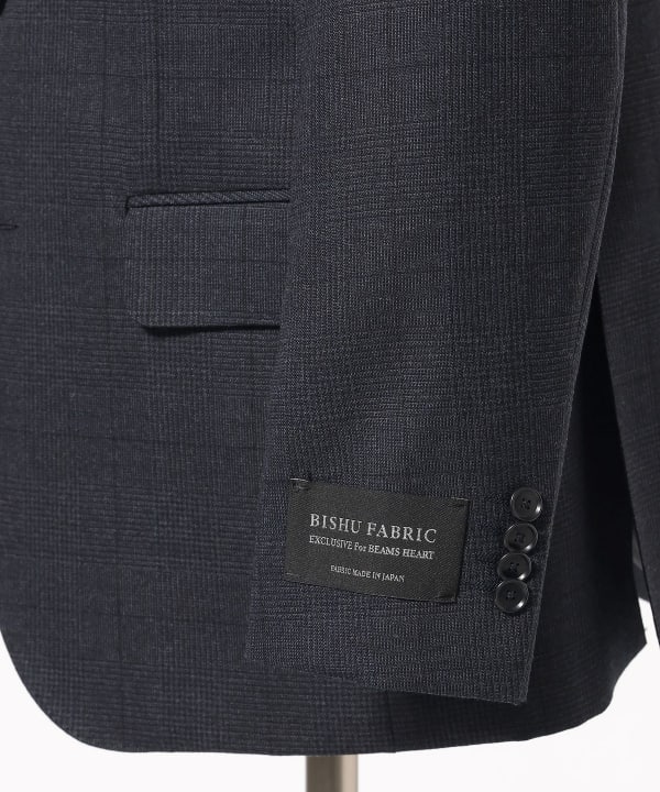 BEAMS HEART（ビームス ハート）グレンプレイド ネイビー スーツ