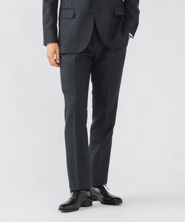 BEAMS HEART（ビームス ハート）グレンプレイド ネイビー スーツ