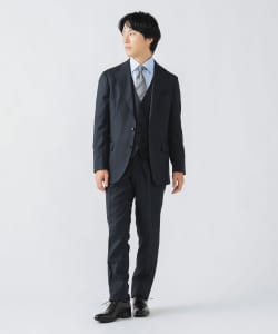 シャークスキン 2ボタン 3ピーススーツ（セットアイテム）