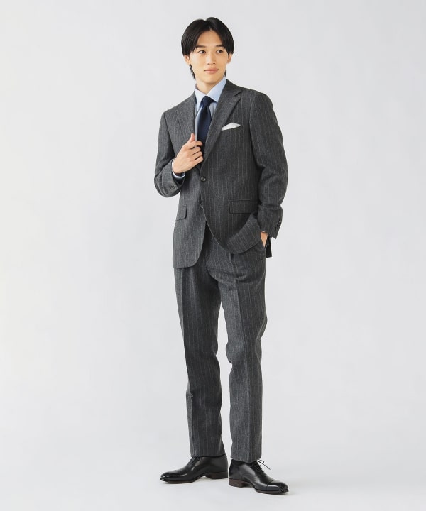BEAMS HEART（ビームス ハート）チョークストライプ スーツ（スーツ