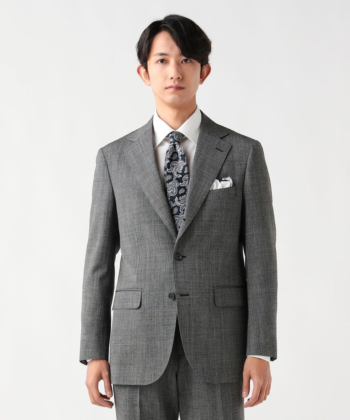 BEAMS HEART（ビームス ハート）強撚 ピンヘッド 3ボタン スーツ