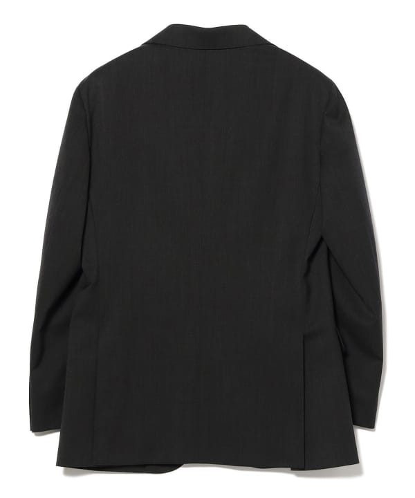 【10%OFFクーポン対象】ウール混 ベーシック ソリッド 3ボタン スーツ