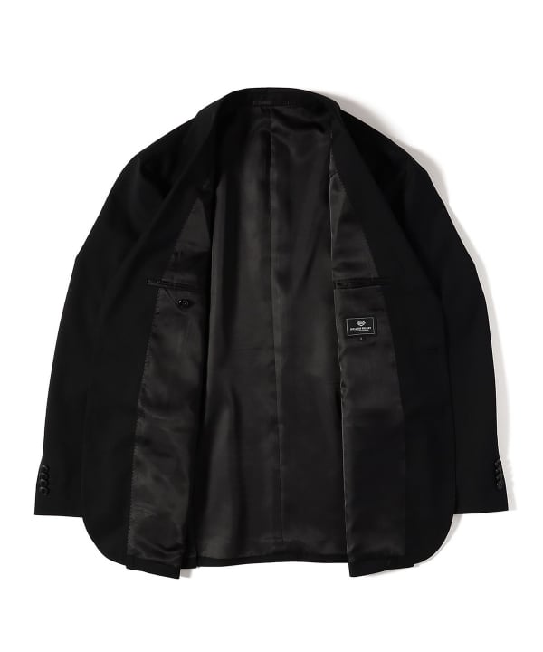 【10%OFFクーポン対象】ウール混 ベーシック ソリッド 3ボタン スーツ