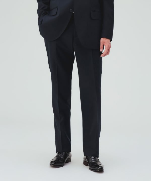 【10%OFFクーポン対象】ウール混 ベーシック ソリッド 3ボタン スーツ [H:178cm C:87 W:72 H:86 Size:L]