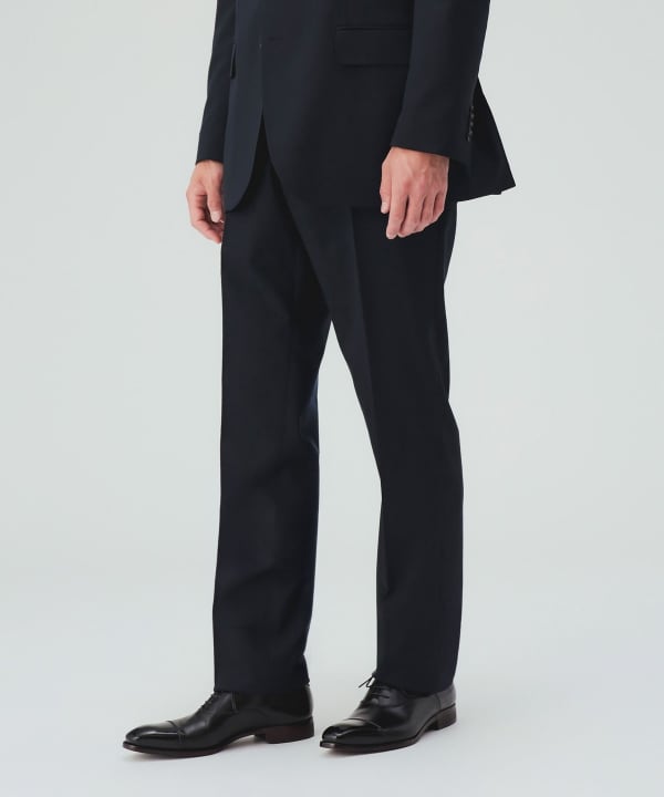 【10%OFFクーポン対象】ウール混 ベーシック ソリッド 3ボタン スーツ [H:178cm C:87 W:72 H:86 Size:L]